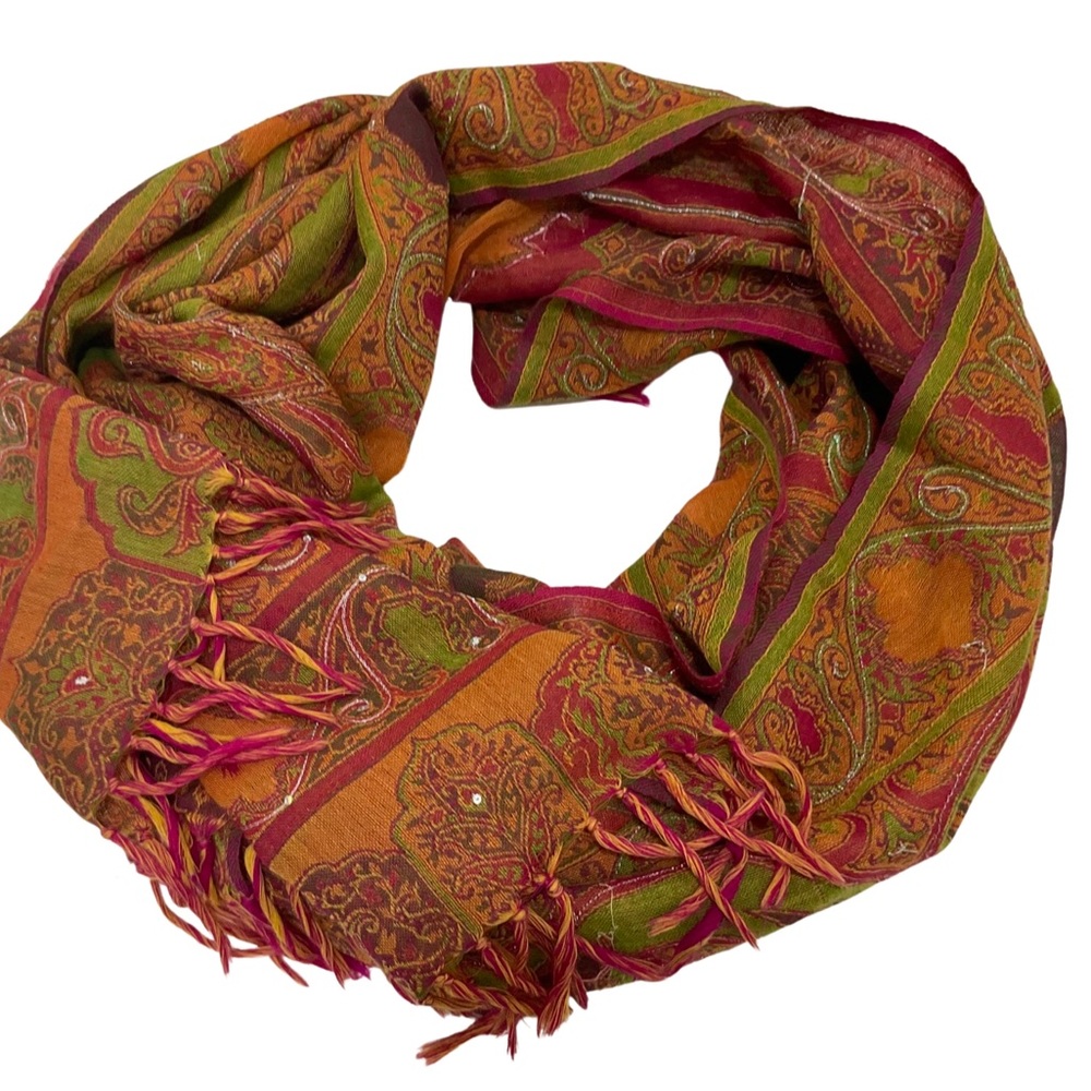 Bernie of New York 100% Wool Scarf Large Scarf Wrap